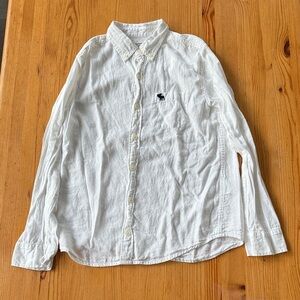 White Long Sleeve Boy’s Shirt